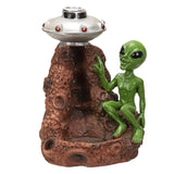 6" UFO Alien Cave Backflow Incense Burner - Magick Magick.com