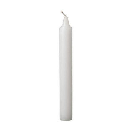 6" White Taper Candle - Magick Magick.com