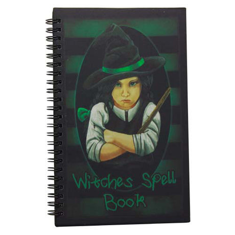 6" x 8.25" Spiral Journal - Lisa Parker - Little Witch Tabitha - Magick Magick.com