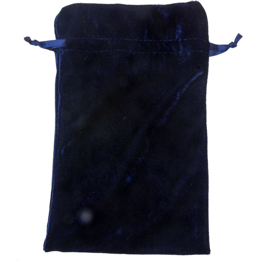 6" x 9" Unlined Velvet Bag - Navy - Magick Magick.com