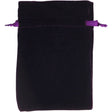 6" x 9" Unlined Velvet Bag - Purple - Magick Magick.com
