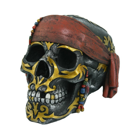 6.25" Pirate Skull Statue - Magick Magick.com