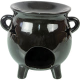 6.5" Ceramic Oil Burner - Cauldron - Magick Magick.com