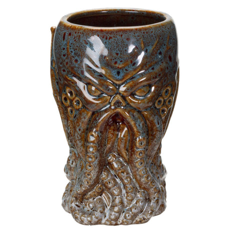 6.5" Ceramic Pint Mug - Cthulhu Octopus #2 - Magick Magick.com
