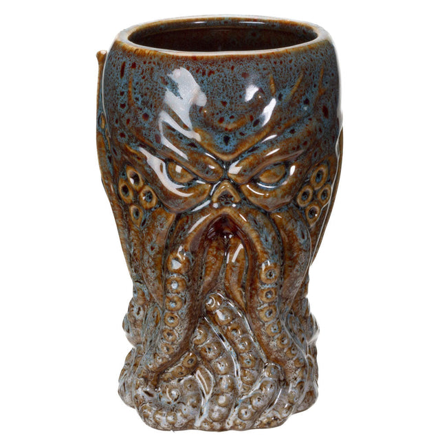 6.5" Ceramic Pint Mug - Cthulhu Octopus #2 - Magick Magick.com