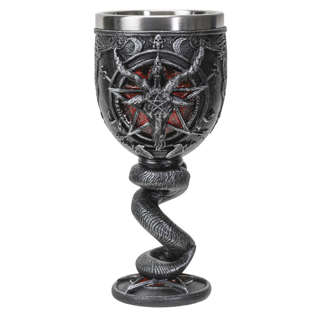 6.5" Chalice / Goblet - Baphomet Chalice - Magick Magick.com