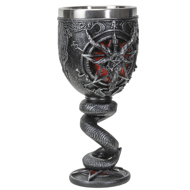 6.5" Chalice / Goblet - Baphomet Chalice - Magick Magick.com