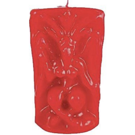 6.5" Sabbatic Goat / God of The Witches Ritual Candle - Red - Magick Magick.com