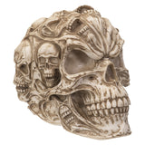 6.5" Skulls on Skull Statue - Magick Magick.com