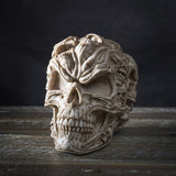 6.5" Skulls on Skull Statue - Magick Magick.com