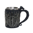 6.5" Stainless Steel Resin Mug - Dragon Swords - Magick Magick.com