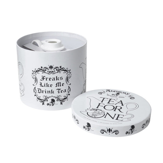 6.5" Tea Cup and Saucer Set - Freaks Like Me Drink Tea - Magick Magick.com