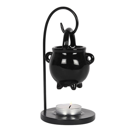 6.7" Hanging Cauldron Ceramic Oil Burner - Magick Magick.com
