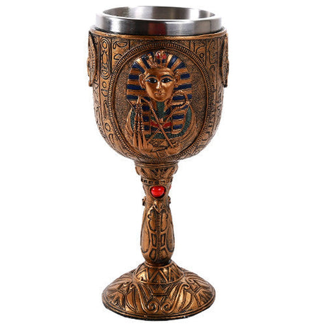 6.75" Chalice / Goblet - Egyptian King Tut - Magick Magick.com