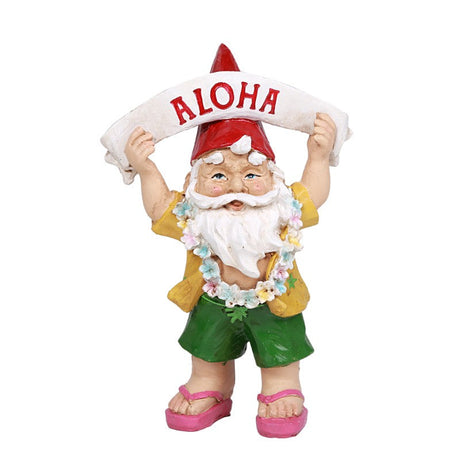 6.75" Gnome Statue - Aloha - Magick Magick.com