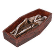 6.75" Skeleton Statue - Love Never Dies Coffin - Magick Magick.com