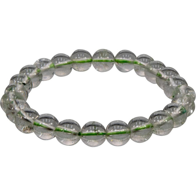 7-8 mm Elastic Bracelet Round Beads - Phantom Quartz - Magick Magick.com