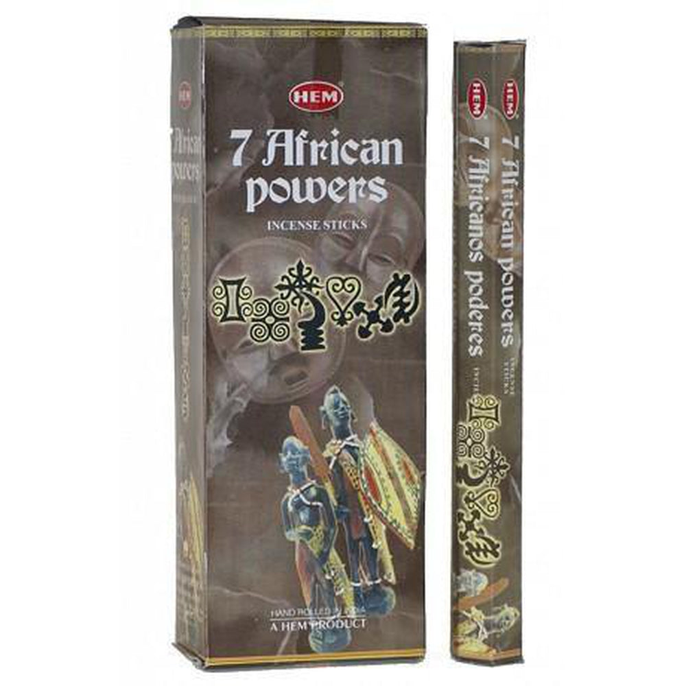 7 African Powers HEM Incense Stick 20 Pack - Magick Magick.com