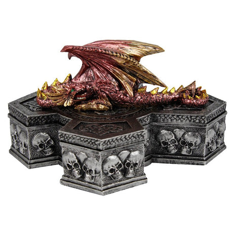 7" Copper Dragon Display Box - Magick Magick.com