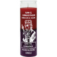 7 Day Glass Candle 2 Color John The Conqueror House Blessing - Red / Purple - Magick Magick.com
