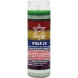 7 Day Glass Candle 7 Color - 23rd Psalm - Magick Magick.com