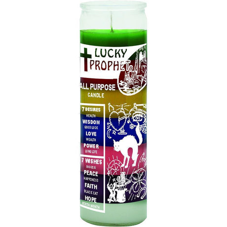 7 Day Glass Candle 7 Color - Lucky Prophet - Magick Magick.com