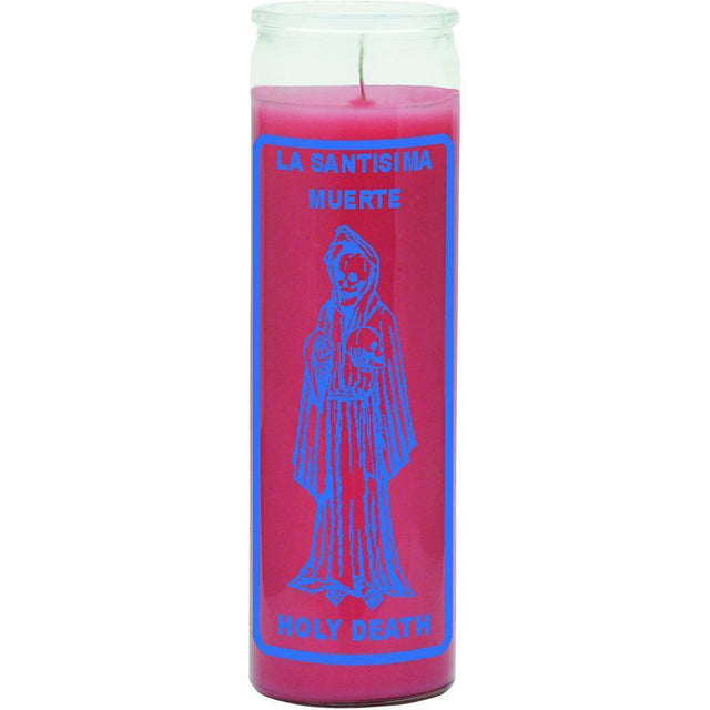 7 Day Glass Candle Holy Death - Pink - Magick Magick.com