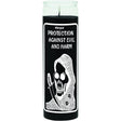 7 Day Glass Candle Protection Against Evil - Black - Magick Magick.com