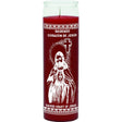 7 Day Glass Candle Sacred Heart of Jesus - Red - Magick Magick.com