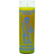 7 Day Glass Candle St. Simon - Yellow - Magick Magick.com