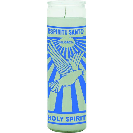 7 Day Religious Holy Spirit Candle - White - Magick Magick.com