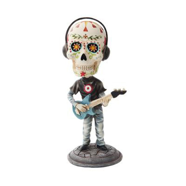 7" Day of the Dead Bobblehead - Bass Player - Magick Magick.com