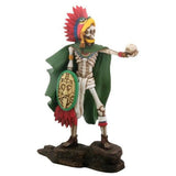 7" Day of the Dead Statue - Aztec Eagle Warrior - Magick Magick.com