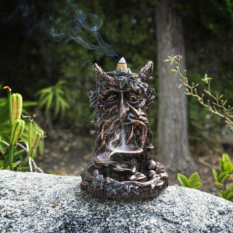 7" Greenman Backflow Incense Burner - Magick Magick.com
