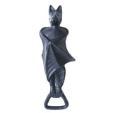 7" Hanging Bat Cast Iron Bottle Opener - Magick Magick.com