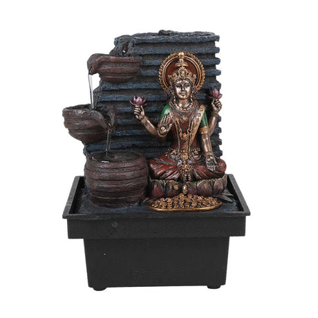 7" Hindu Statue - Lakshmi Water Fountain - Magick Magick.com