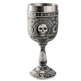 7" Resin & Stainless Steel Chalice / Goblet - Spirit Ouija - Magick Magick.com