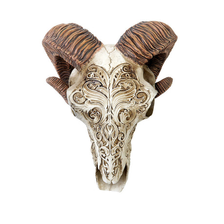 7" Scrimshaw Ram Skull - Magick Magick.com