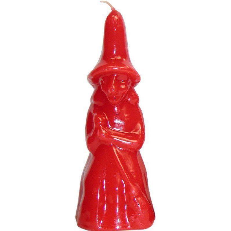 7" Witch Candle - Red - Magick Magick.com