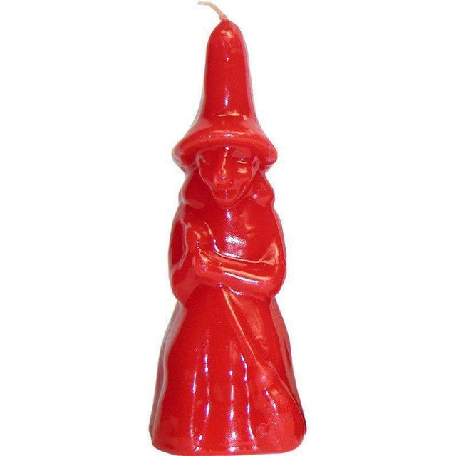 7" Witch Candle - Red - Magick Magick.com