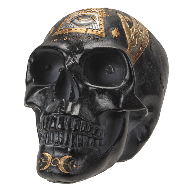 7.2" Occult Skull Statue (LED Light Up) - Magick Magick.com