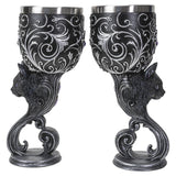 7.25" Chalice / Goblet - Cat Familiars Love (Set of 2) - Magick Magick.com