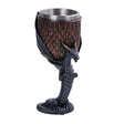 7.25" Resin & Stainless Steel Chalice / Goblet - Anne Stokes Dragon with Copper - Magick Magick.com