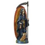 7.25" Santa Muerte Blue Statue - Magick Magick.com