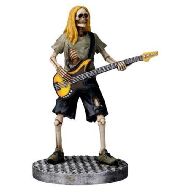 7.25" Skeleton Statue - Bass Player - Magick Magick.com