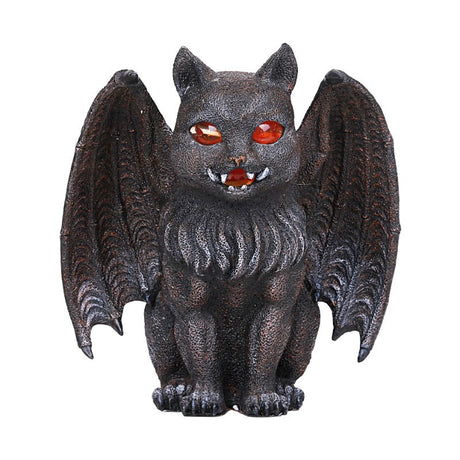 7.25" Smiling Gargoyle Cat Candle Holder - Magick Magick.com