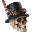 7.25" Steampunk Hat Skull Statue - Magick Magick.com