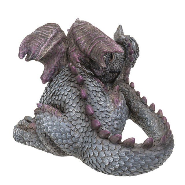 7.4" Dragon Statue - Blue Laying - Magick Magick.com