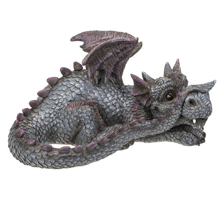 7.4" Dragon Statue - Blue Laying - Magick Magick.com