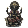 7.4" Hindu Statue - Ganesha Writing on Sacred Scroll - Magick Magick.com